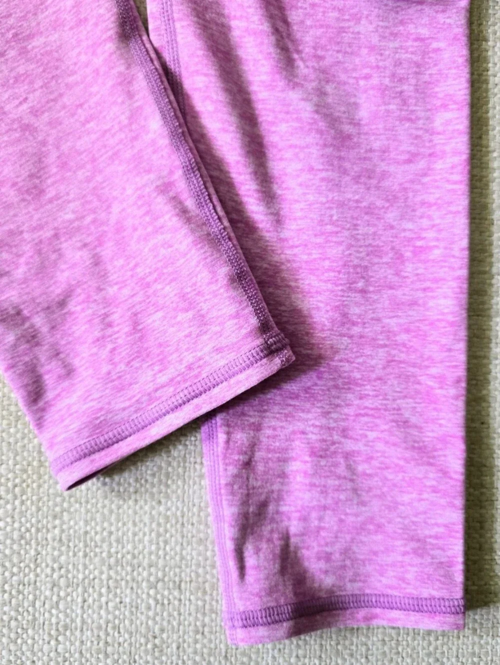 Alo Yoga Heathered High Waisted Alosoft Flow Leggings Purple Pink Small Estimate